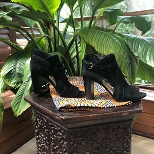 Vince Camuto Suede Stacked Heels